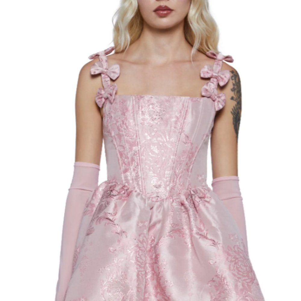 Dolls Kill  -  Sugar Thrillz Grand Illusions Brocade Dress